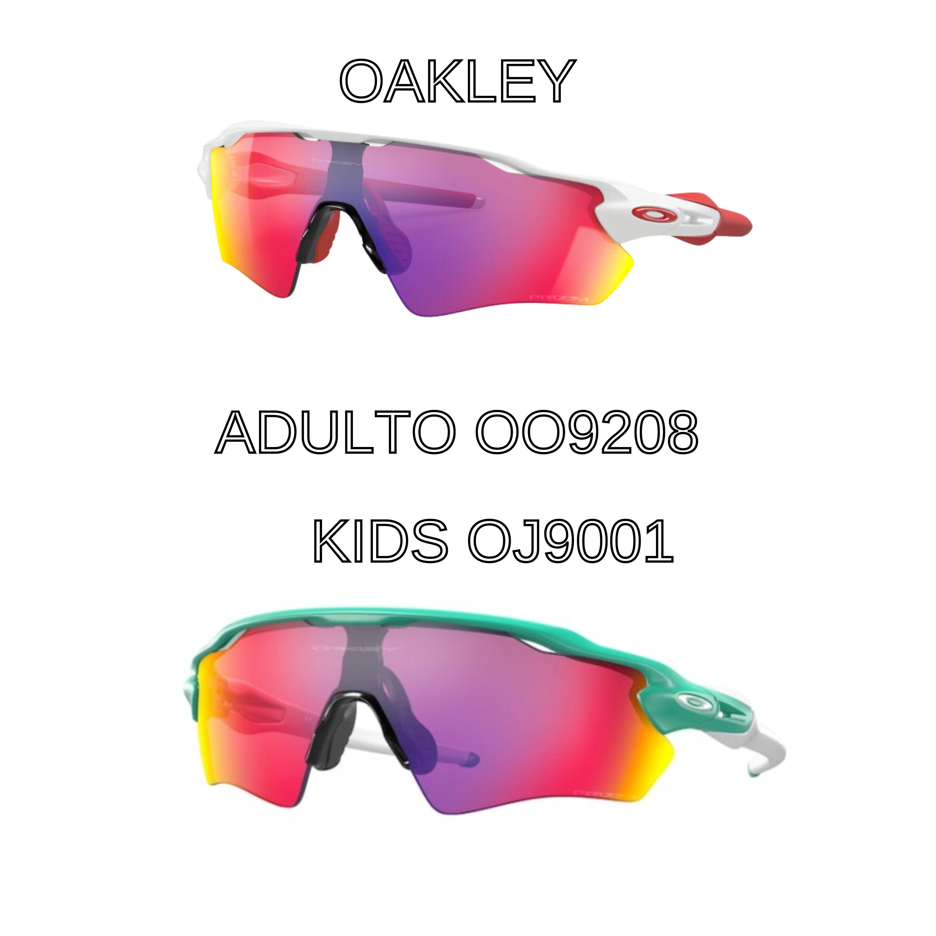 Oakley ciclismo OJ9001 - OO9208 -ottica dieci decimi Napoli Vomero 